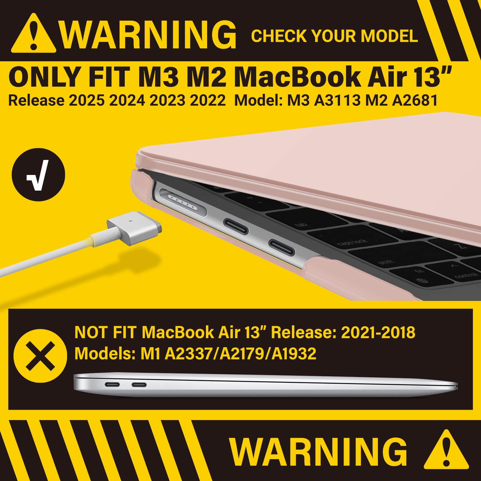 Amazon.com: IBENZER Compatible with MacBook Air 13 inch Case M5